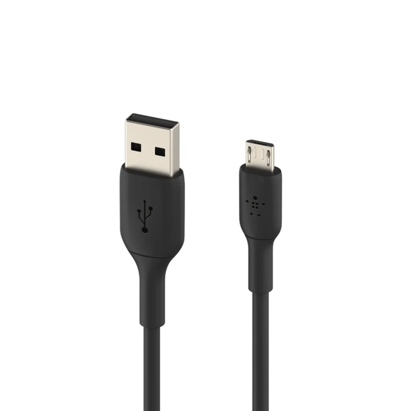 Belkin BoostCharge USB-A To Micro-USB Cable 1m - Black - كابل شحن